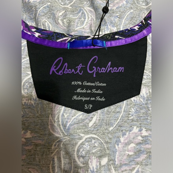 Robert Graham Men's Pallas Short-Sleeve Knit T-Shirt Size S NWT $128 - Picture 13 of 14